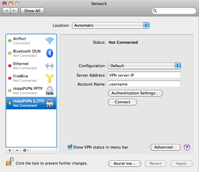 comment installer vpn sur mac