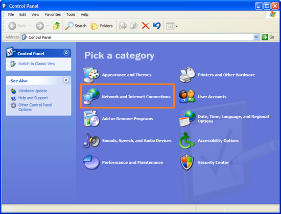 SmartDNS setup Windows XP