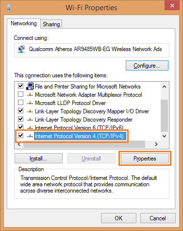 Windows 8 SmartDNS setup