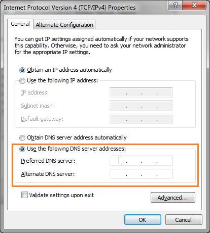 SmartDNS setup Windows 7