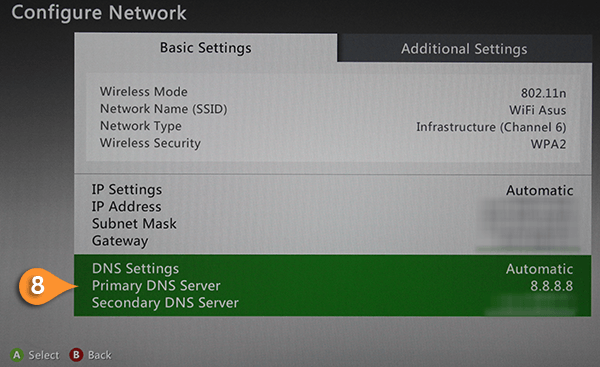 Smart DNS on XBOX 360