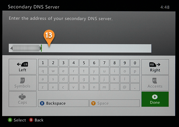 Smart DNS on XBOX 360