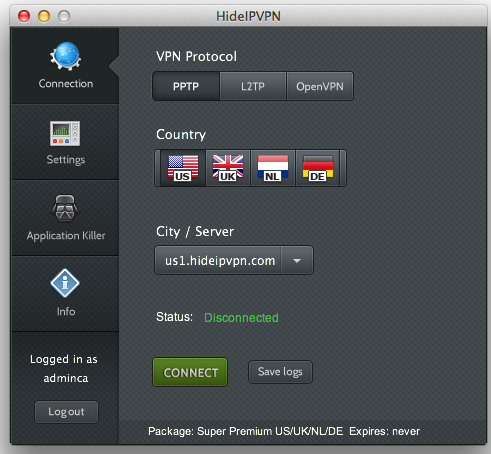 free vpn osx