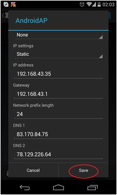 Android SmartDNS setup 7