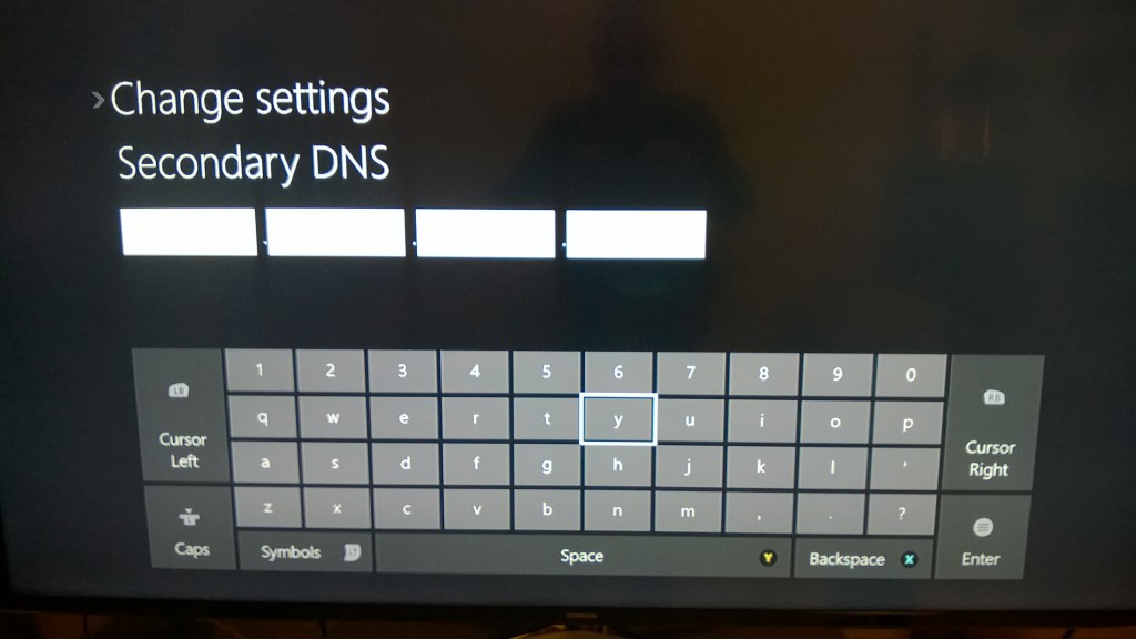 Xbox One SmartDNS setup