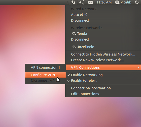 Linux PPTP VPN