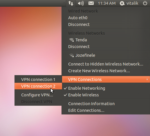pptp vpn ubuntu terminal tutorial