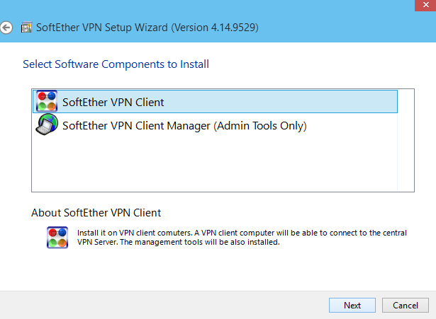 SoftEther VPN Windows 10
