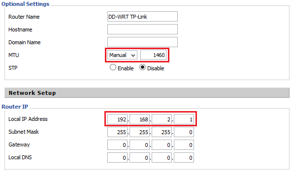 L2TP VPN setup on DD-WRT router