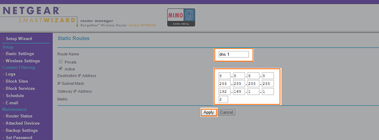 Bypass Google DNS on NETGEAR router