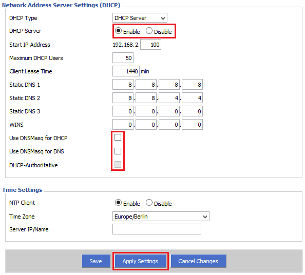 L2TP VPN setup on DD-WRT router