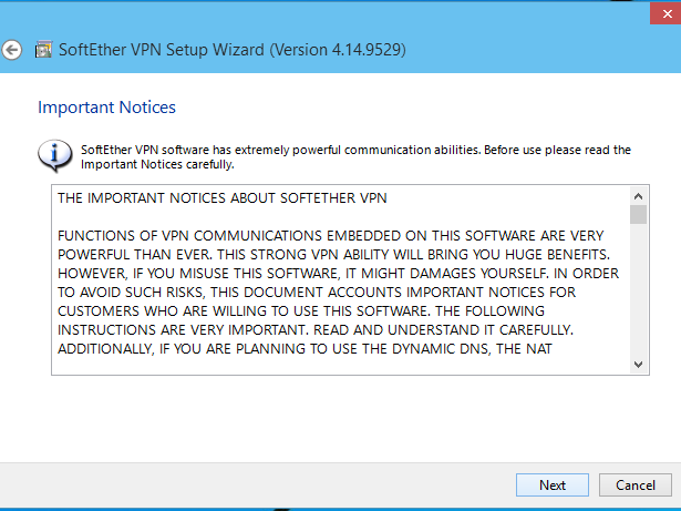 SoftEther VPN Windows 10