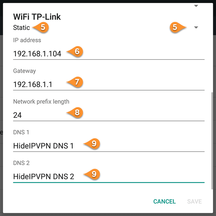 Android lollipop Smart DNS