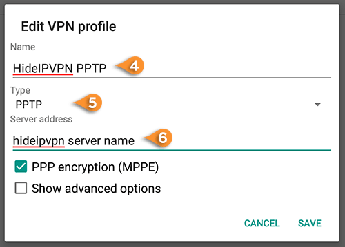 Lollipop PPTP VPN