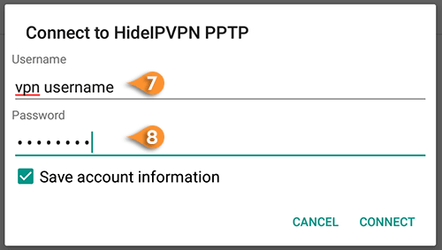 Lollipop PPTP VPN