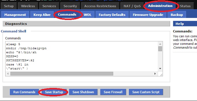 DD-WRT PPTP VPN setup