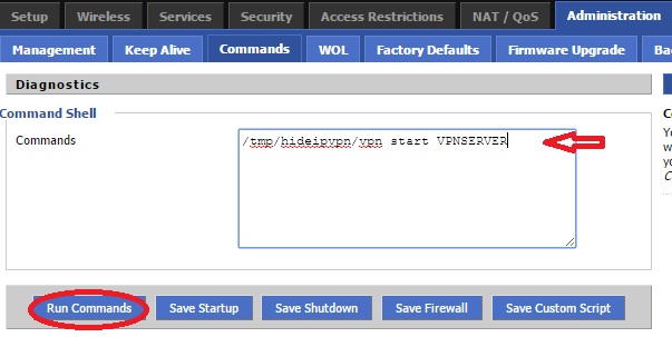 DD-WRT PPTP VPN setup