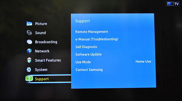 Change Region on a Samsung Smart TV – F series