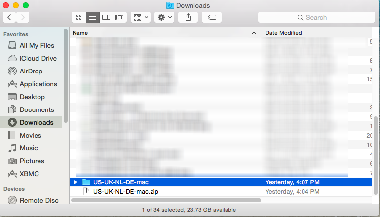 Open VPN client on Mac OS X