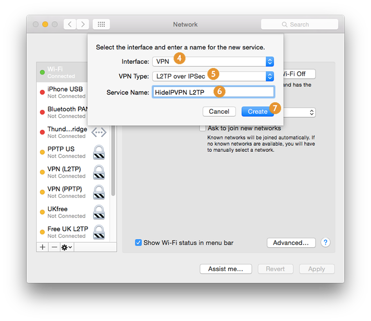 L2TP VPN on Mac OS X