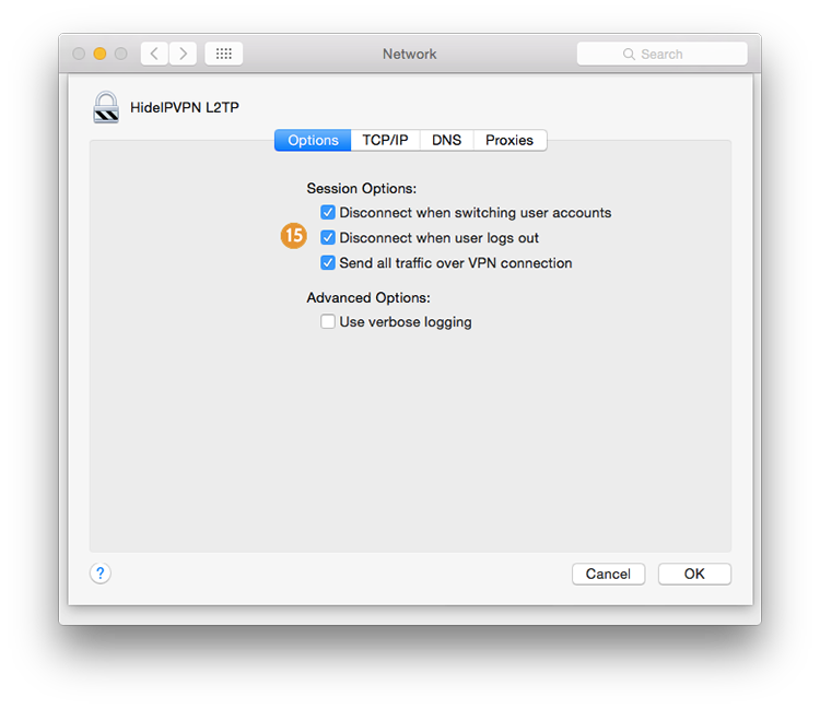 VPN on Mac