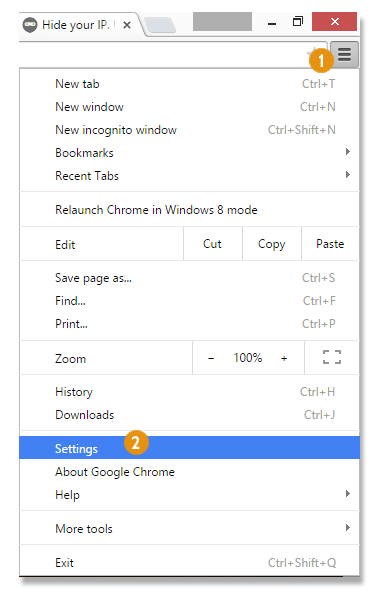 How to setup proxy on Chrome browser