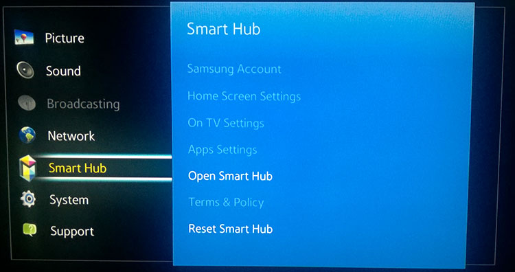 unblock Samsung Smart TV