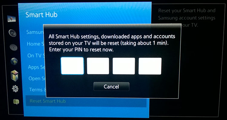 unblock Samsung Smart TV