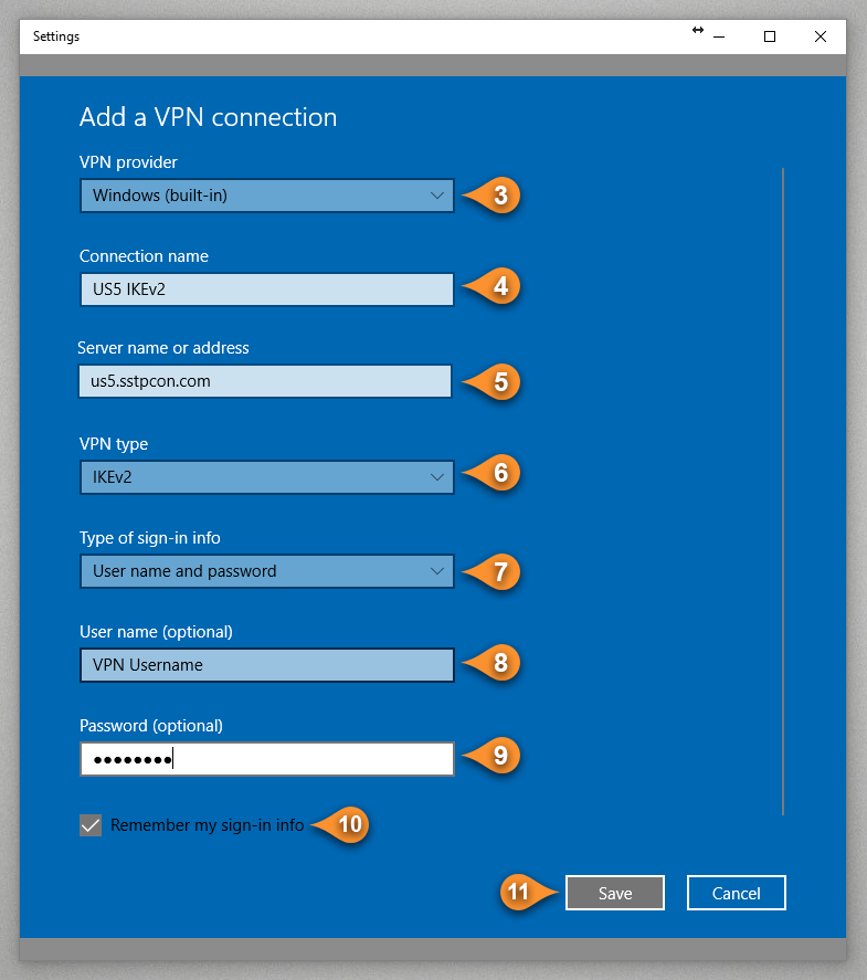 How to setup IKEv2 VPN on Windows 10