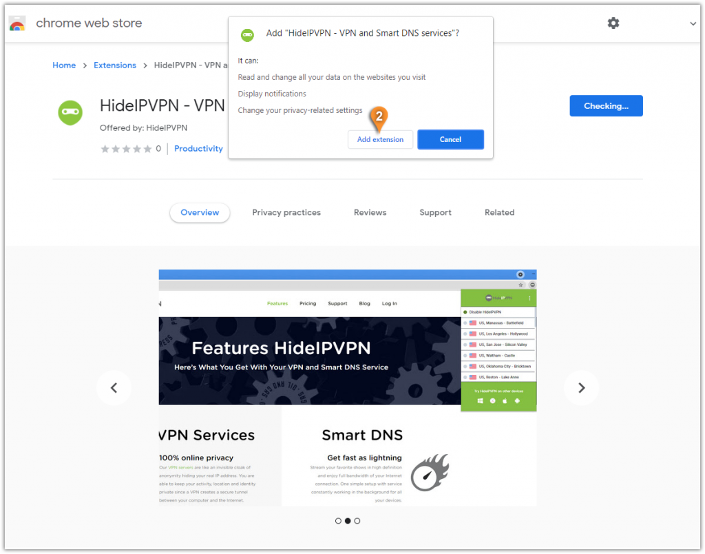 hideipvpn extension