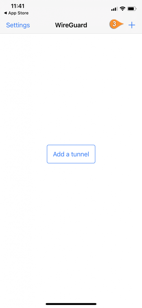 wireguard ios add tunnel
