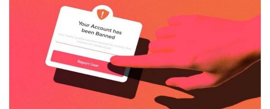 tinder account blokced