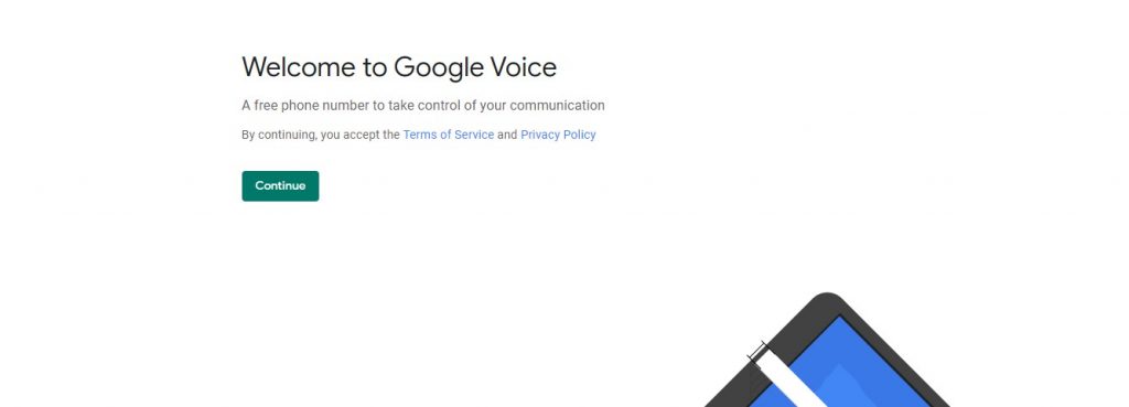 setup google voice