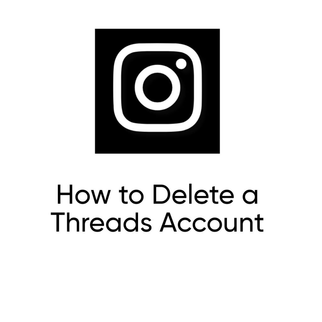 how to delete threads accounts
