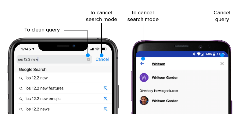 android vs ios ui differences